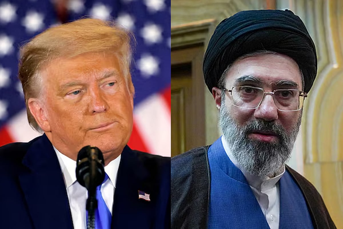 মার্কিন প্রেসিডেন্ট ডোনাল্ড ট্রাম্প ও ইরানের নতুন সর্বোচ্চ নেতা মোজতবা আলী খামেনি