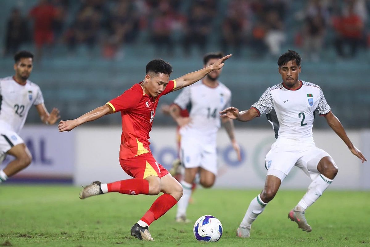 পুরো ম্যাচ প্রতিপক্ষের আক্রমণই ঠেকিয়ে যেতে হয়েছে বাংলাদেশকে