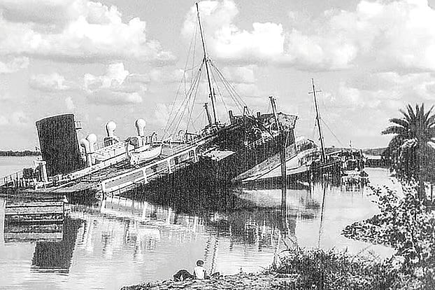 ১৯৭১ সালের ৫ আগস্ট মধ্যরাতের পর পরিচালিত অপারেশন জ্যাকপটে ক্ষতিগ্রস্ত জাহাজ