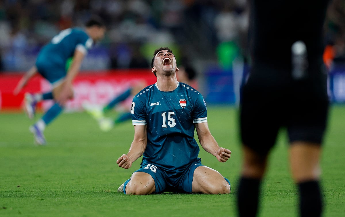 বিশ্বকাপ নিশ্চিত করার পর ইরাকি ফুটবলার জাইদ ইসমাইলের উচ্ছ্বাস