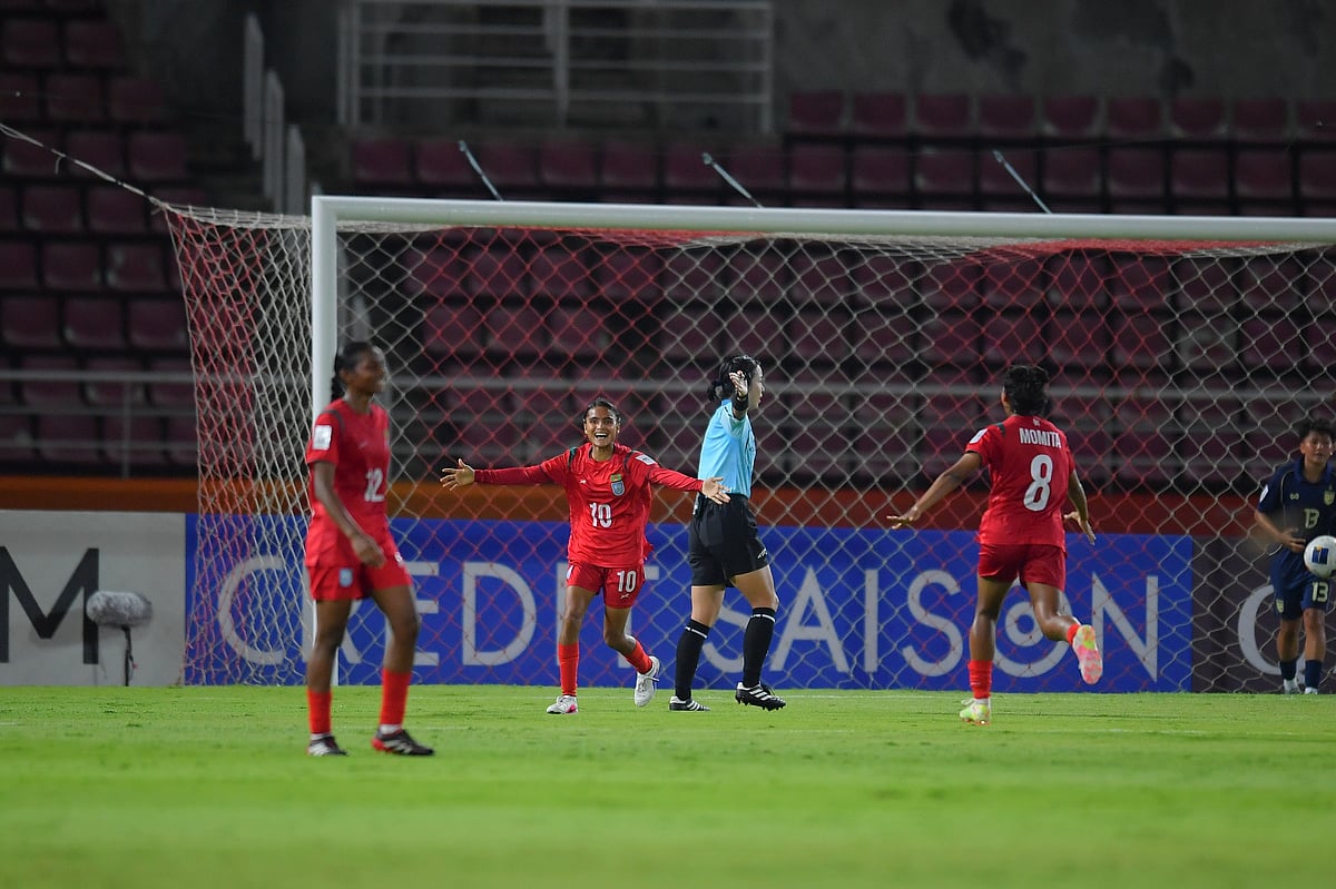 দুই গোল করে মোসাম্মত সাগরিকা হয়ে উঠেছিলেন ম্যাচের প্রাণভোমরা