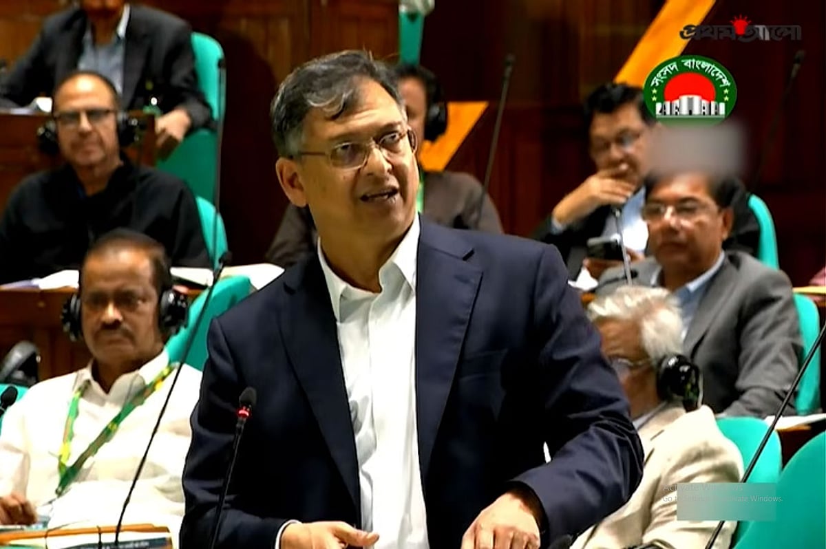 সংসদে স্বরাষ্ট্রমন্ত্রী সালাহউদ্দিন আহমদ