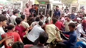 নেত্রকোনায় তেলের পাম্পে তুলকালাম, ভিড়ের মধ্যেই হাতাহাতি