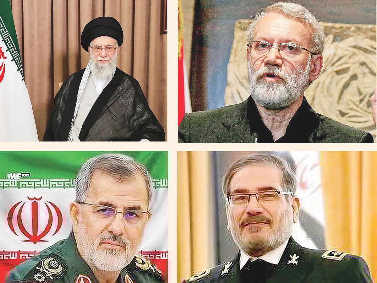 আয়াতুল্লাহ আলী খামেনি, আলী লারিজানি, মোহাম্মদ পাকপুর, আলী শামখানি