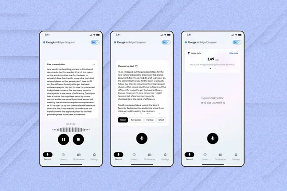 ডিকটেশন অ্যাপ উন্মুক্ত করেছে গুগল