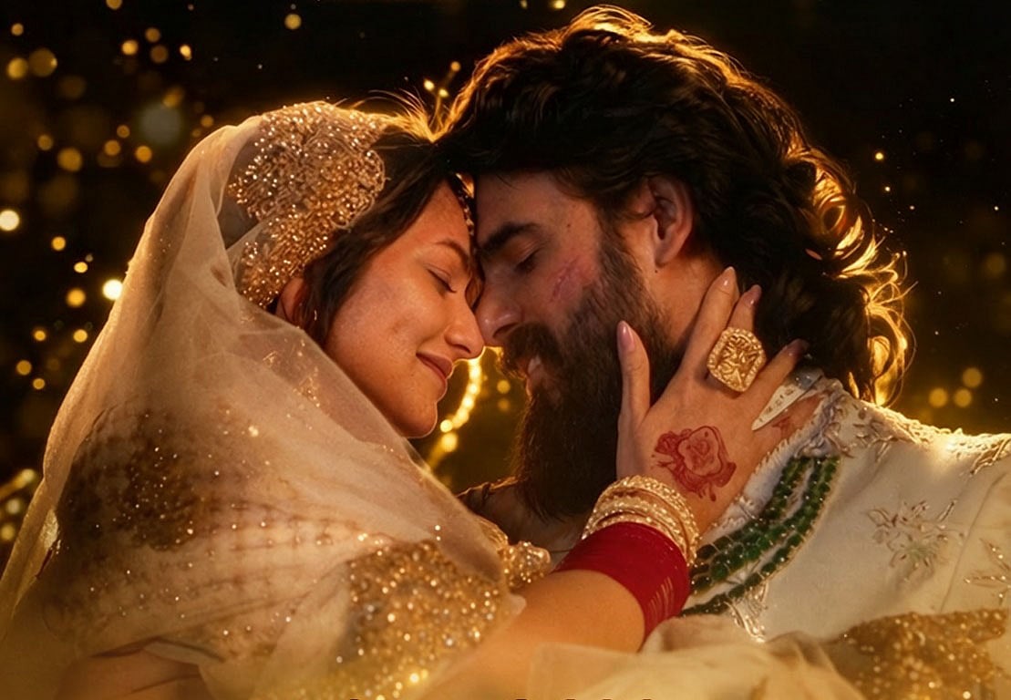 রাক্ষস–এ সিয়াম আহমেদ ও সুস্মিতা চ্যাটার্জি। ছবি: প্রযোজনা সংস্থার ফেসবুক থেকে