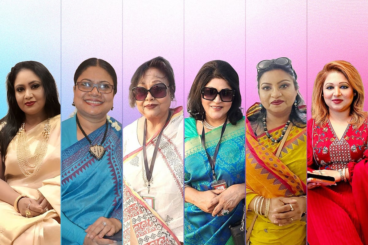 বেবী নাজনীন, কনকচাঁপা, দিলরুবা খান, রিজিয়া পারভীন, ফারহানা চৌধুরী ও দিঠি আনোয়ার