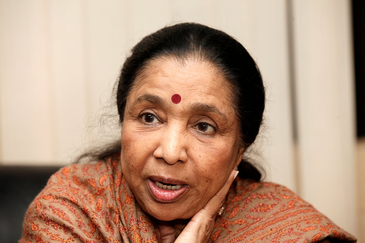 আশা ভোসলে। ছবি : খালেদ সরকার