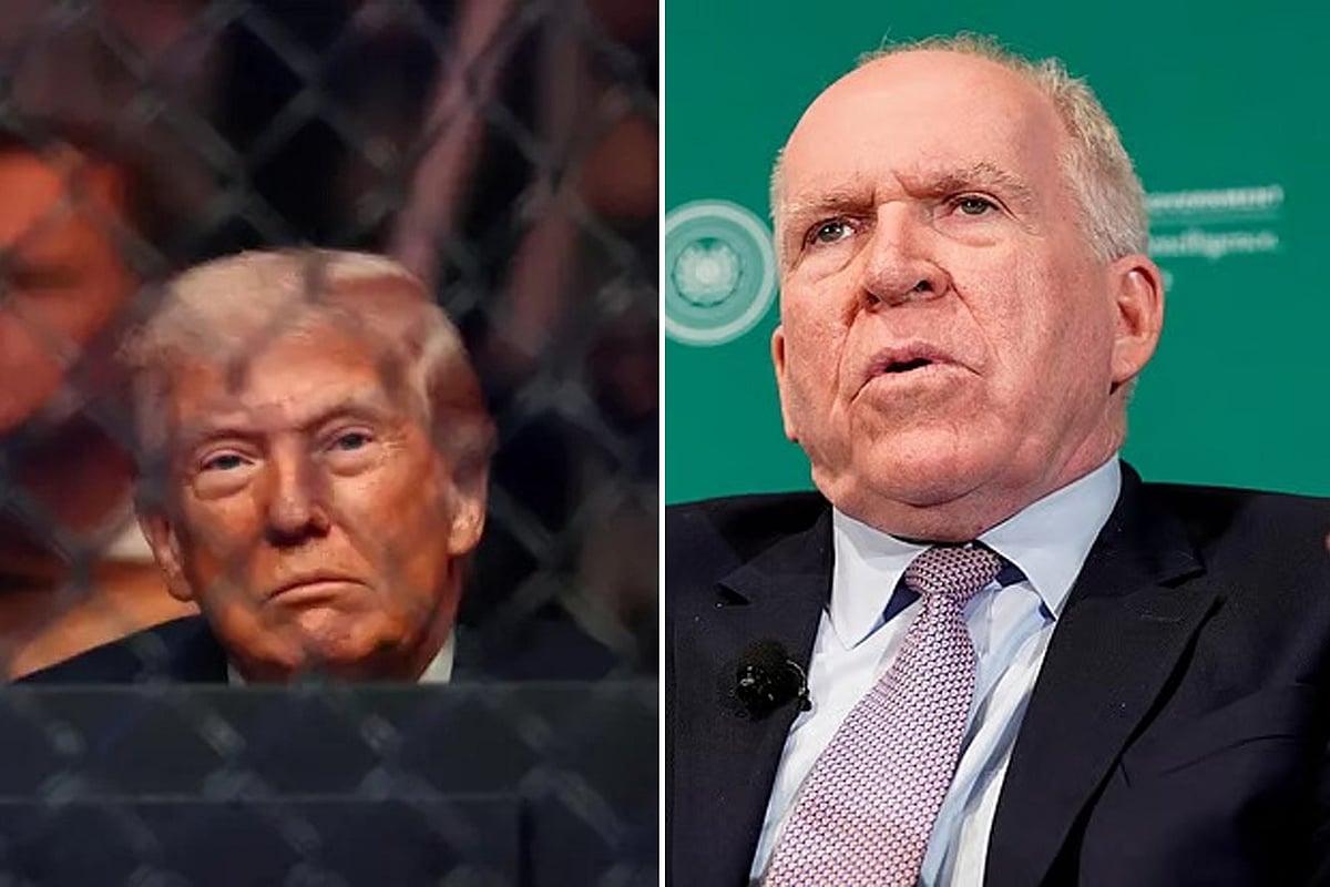 যুক্তরাষ্ট্রের প্রেসিডেন্ট ডোনাল্ড ট্রাম্প এবং সিআইএর সাবেক পরিচালক জন ব্রেনান