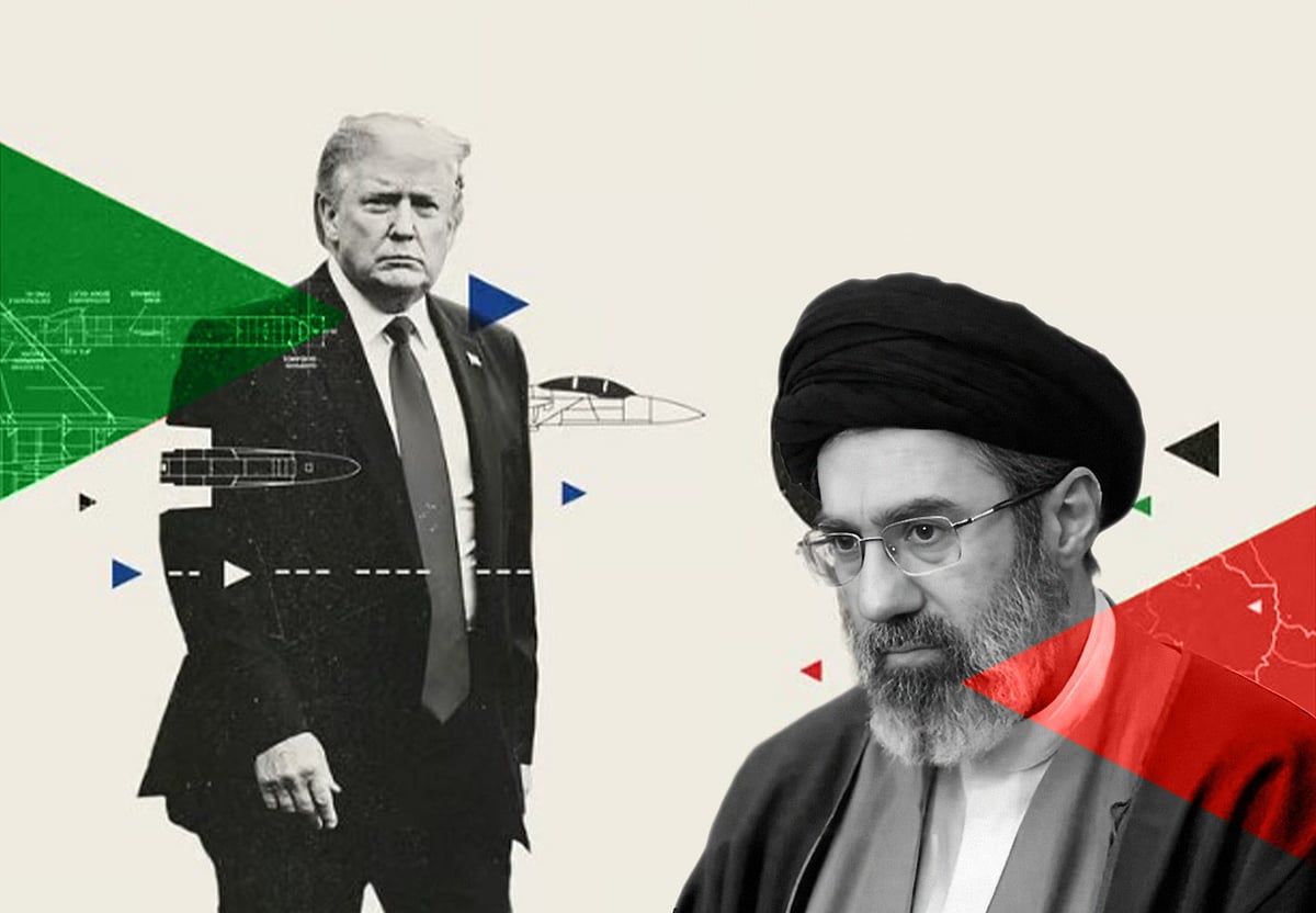 ডোনাল্ড ট্রাম্প ও মোজতবা খামেনি