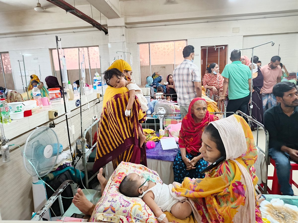 সারা দেশে হামের সংক্রমণ বাড়ায় হাসপাতালে বাড়ছে শিশু রোগীর চাপ। সম্প্রতি রাজধানীর বাংলাদেশ শিশু হাসপাতাল ও ইনস্টিটিউটে (শিশু হাসপাতাল)