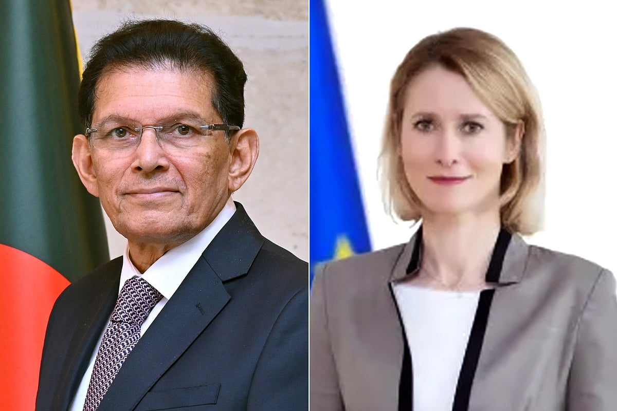 বাংলাদেশের পররাষ্ট্রমন্ত্রী খলিলুর রহমান ও ইউরোপীয় কমিশনের ভাইস প্রেসিডেন্ট কায়া কাল্লাস (ডানে)