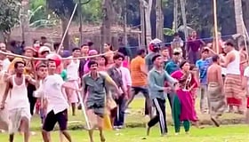 কিশোরগঞ্জে ফুটবল খেলা নিয়ে দুই গ্রামবাসীর সংঘর্ষ, ওসিসহ আহত ২০