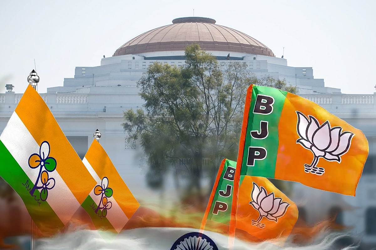 ভারতের পশ্চিমবঙ্গ বিধানসভা নির্বাচনে মূল লড়াই হচ্ছে তৃণমূল কংগ্রেস ও বিজেপির মধ্যে