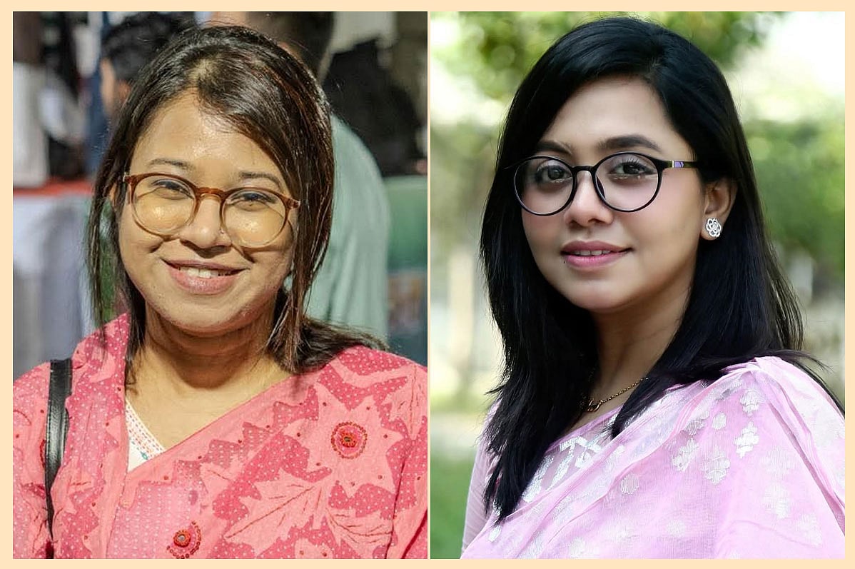 মনিরা শারমিন ও মাহমুদা আলম