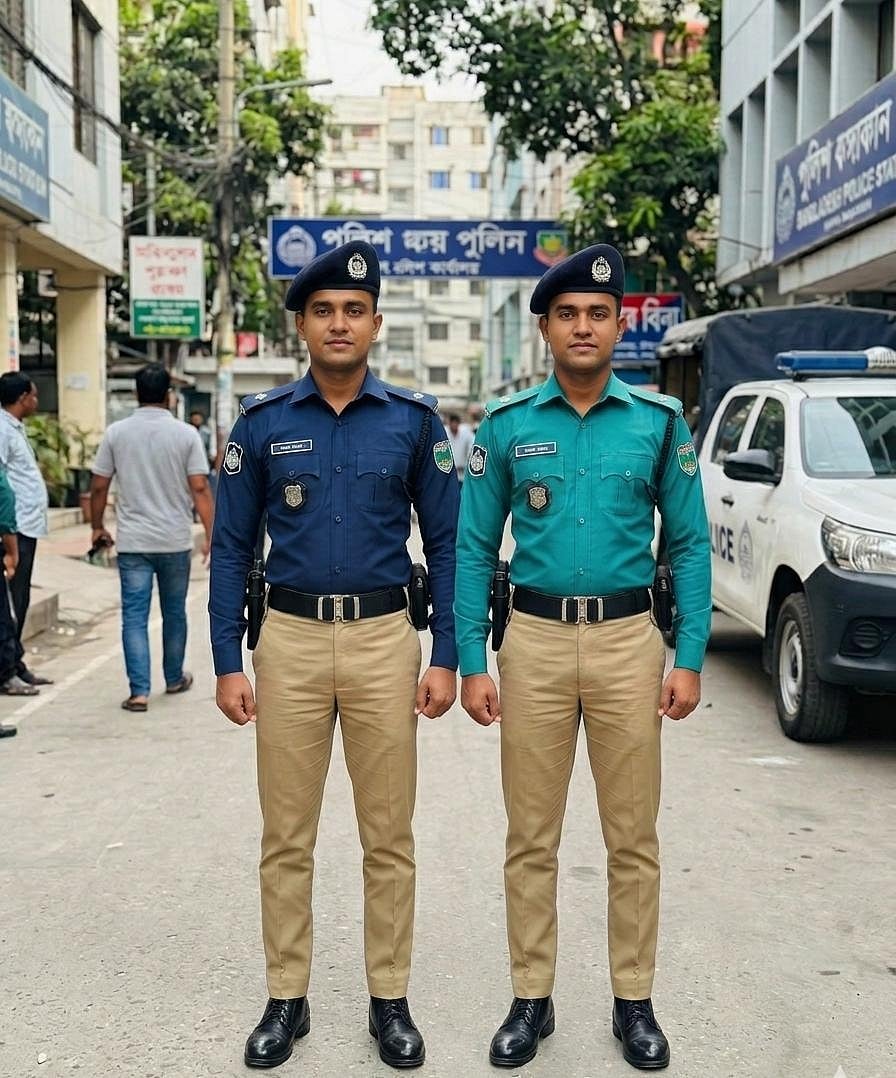 পুলিশের ইউনিফর্মে গাঢ় নীল এবং হালকা অলিভ (জলপাই) রঙের সংমিশ্রণ ফিরিয়ে আনার প্রস্তাব করা হয়েছে