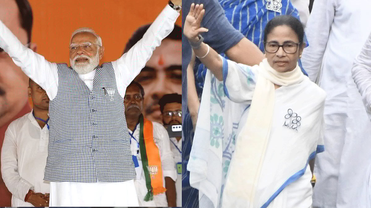 পশ্চিমবঙ্গের জগদ্দলে বিজেপি আয়োজিত এক বিশাল জনসভায়  ভারতের প্রধানমন্ত্রী নরেন্দ্র মোদি ও  প্রচারের শেষ দিনে গতকাল বিকেলে দক্ষিণ কলকাতায় রোড শোতে  মমতা বন্দ্যোপাধ্যায়