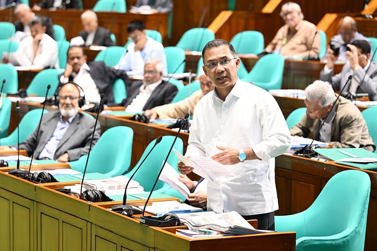জাতীয় সংসদে প্রধানমন্ত্রী তারেক রহমান। আজ বুধবার 