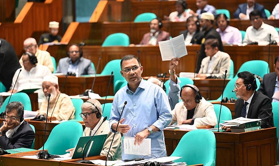 জাতীয় সংসদে প্রধানমন্ত্রী তারেক রহমান