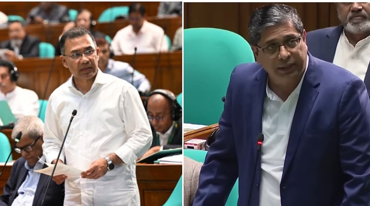 প্রধানমন্ত্রী তারেক রহমান ও স্থানীয় সরকার প্রতিমন্ত্রী মীর শাহে আলম