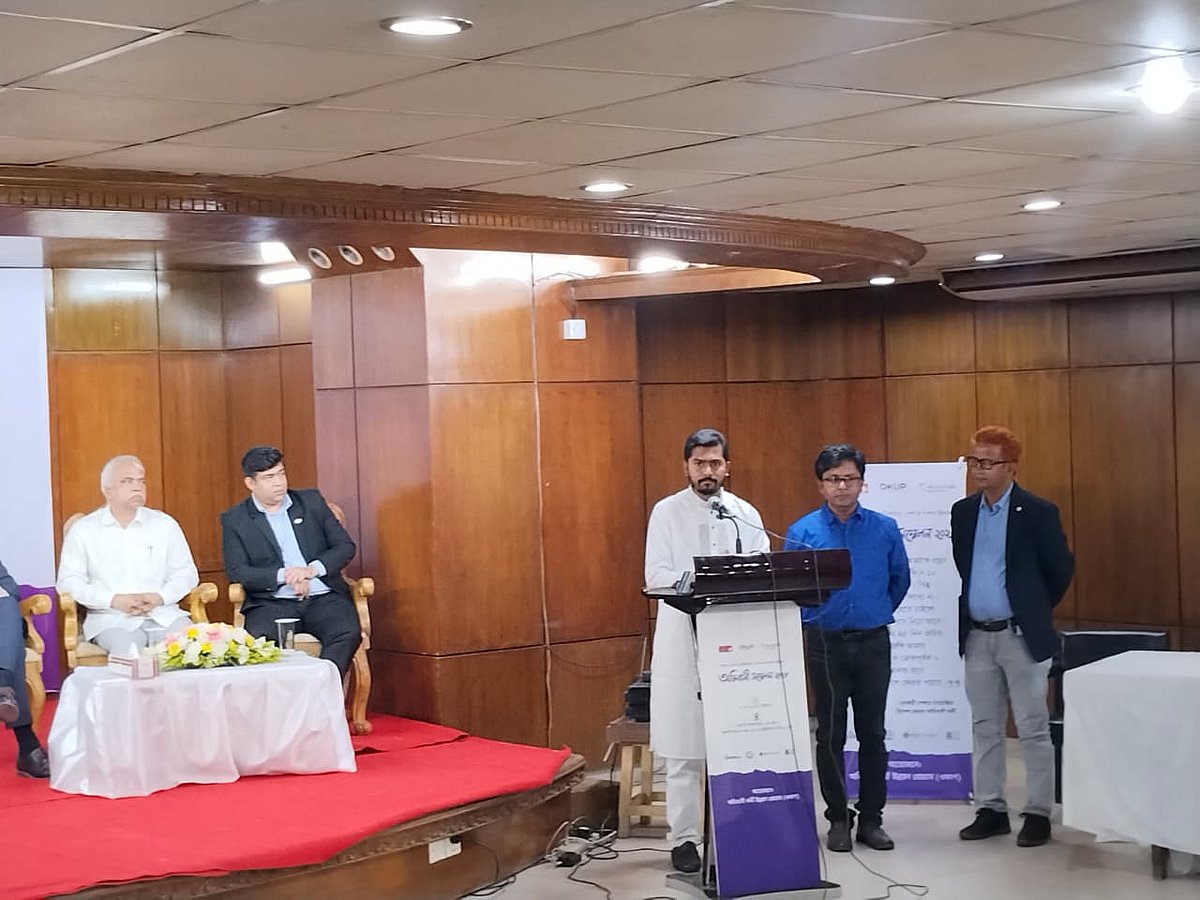 প্রবাসীকল্যাণ ভবনে আয়োজিত ‘অভিবাসী সম্মেলন–২০২৬’ অনুষ্ঠানে বক্তব্য দেন প্রতিমন্ত্রী নুরুল হক নুর। ৬ মে