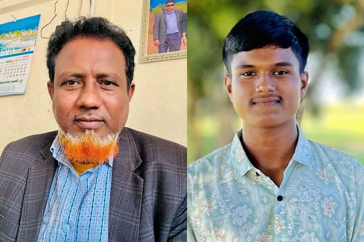 আবদুল বাসেত ও তাঁর ছেলে সাইফ হোসেন