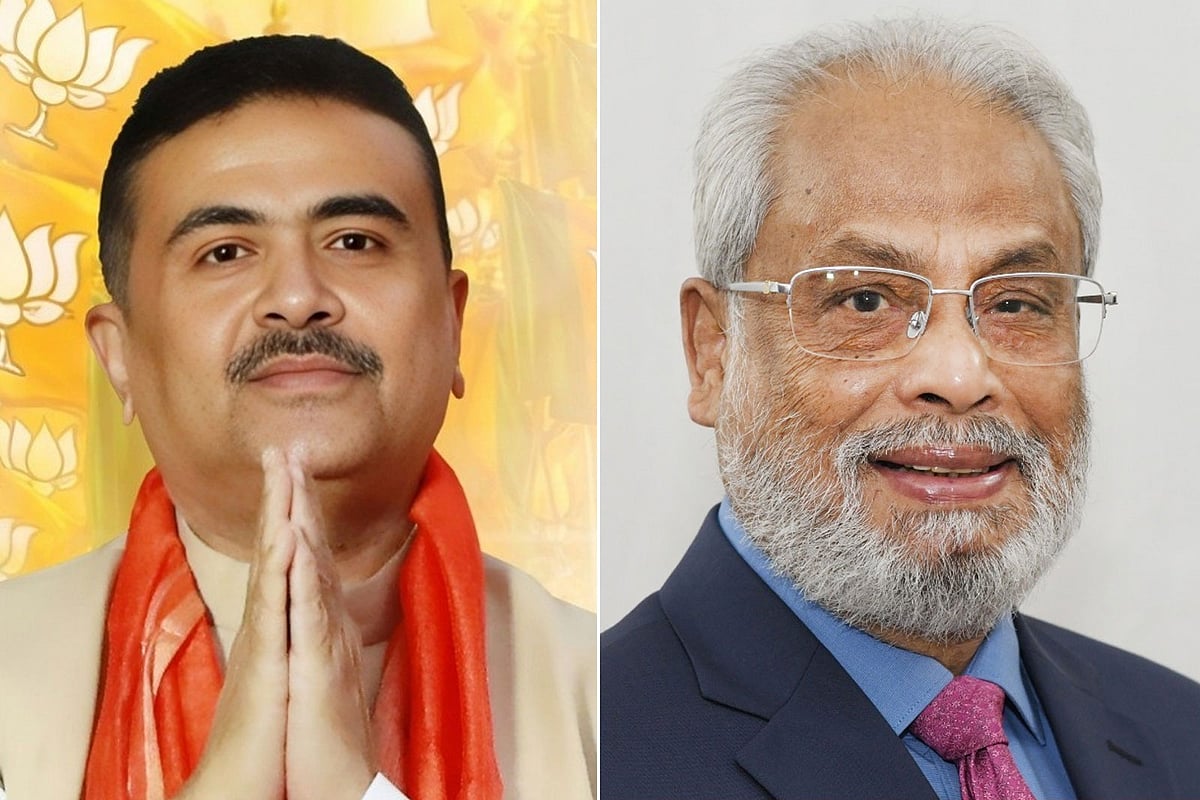ভারতের পশ্চিমবঙ্গের মুখ্যমন্ত্রী শুভেন্দু অধিকারী ও বাংলাদেশের জাতীয় পার্টির (জাপা) চেয়ারম্যান গোলাম মোহাম্মদ কাদের (জি এম কাদের)