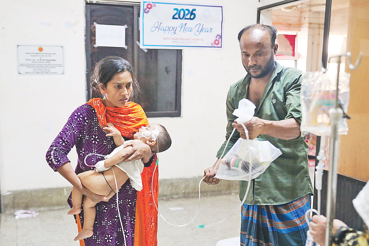 হামের উপসর্গ নিয়ে মহাখালীর সংক্রামক ব্যাধি হাসপাতালে ভর্তি করা হয়েছে ৯ মাসের শিশু আরাফাতকে। গতকাল দুপুরে