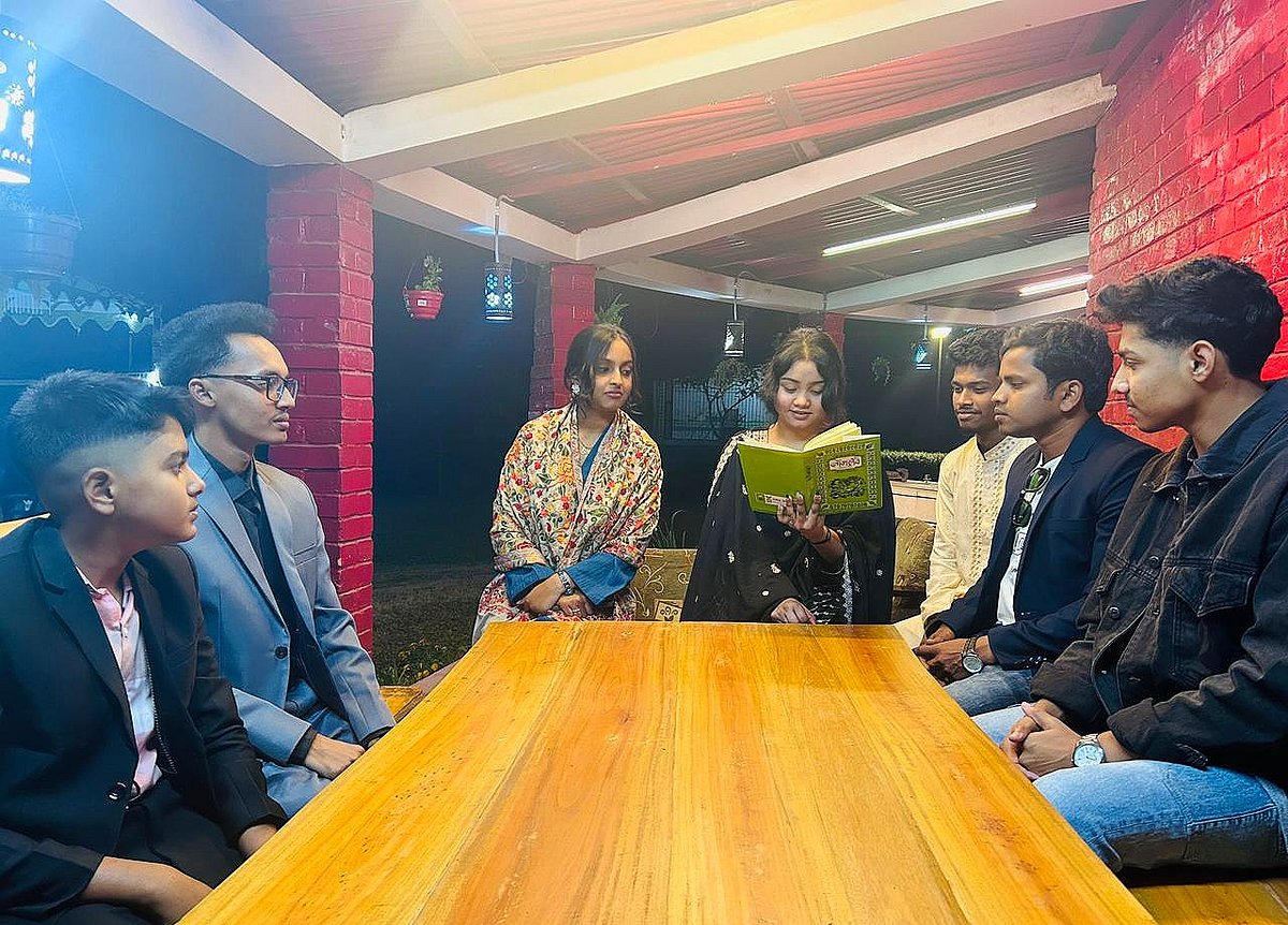 রবীন্দ্রনাথ ঠাকুরের ‘নৌকাডুবি’ নিয়ে পাঠচক্রের আসর