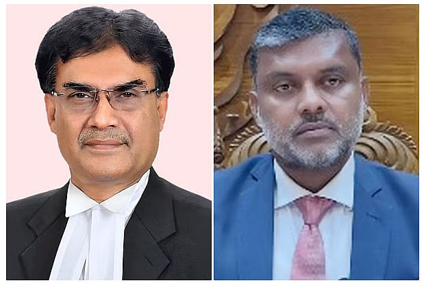 জ্যেষ্ঠ আইনজীবী এম বদরুদ্দোজা বাদল ও মোহাম্মদ শিশির মনির
