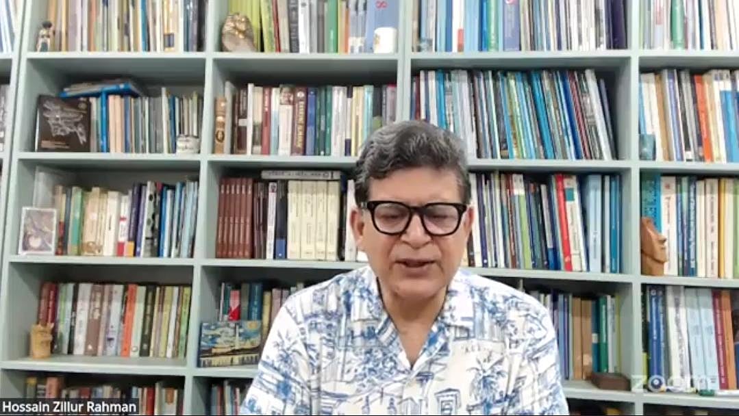 ওয়েবিনারে বক্তব্য দেন পিপিআরসি চেয়ারম্যান ও সাবেক তত্ত্বাবধায়ক সরকারের উপদেষ্টা হোসেন জিল্লুর রহমান