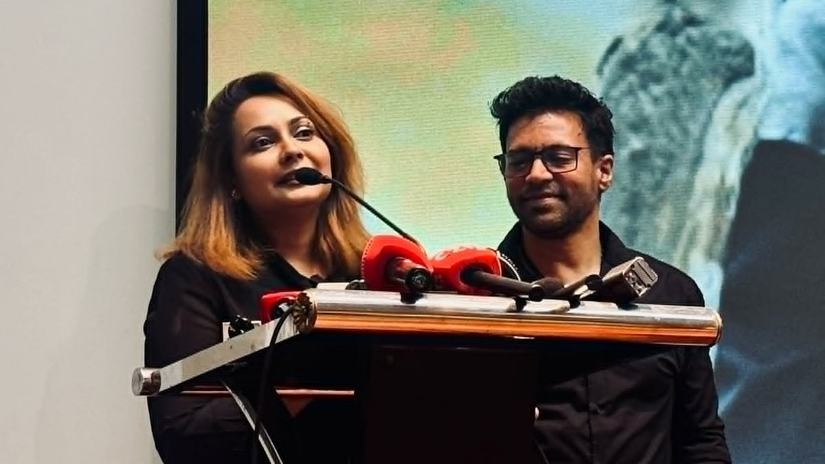বালাম ও তাঁর স্ত্রী সাগুফতা ফারুক