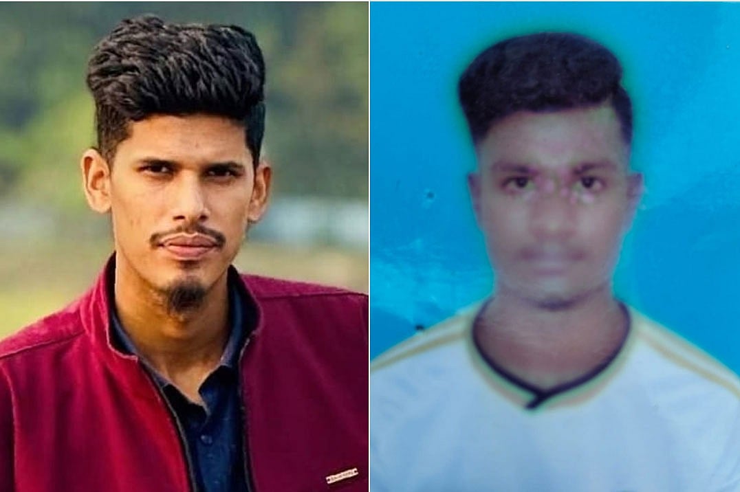 রুমান মিয়া (বাঁয়ে) ও চান মিয়া