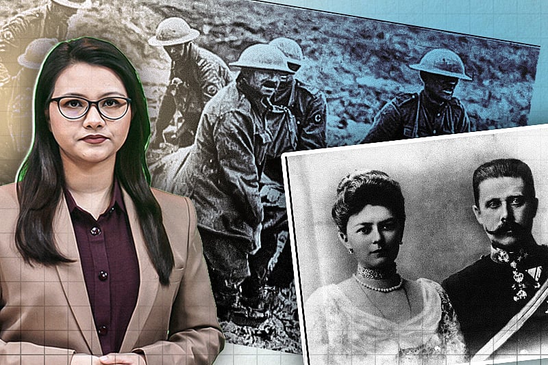 এক রাজপুত্রের খুন থেকে বিশ্বযুদ্ধ: কীভাবে জ্বলে উঠেছিল প্রথম বিশ্বযুদ্ধের আগুন