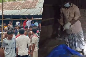 মাকে হত্যা করে ঘরের মেঝেতে পুঁতে রাখার অভিযোগ