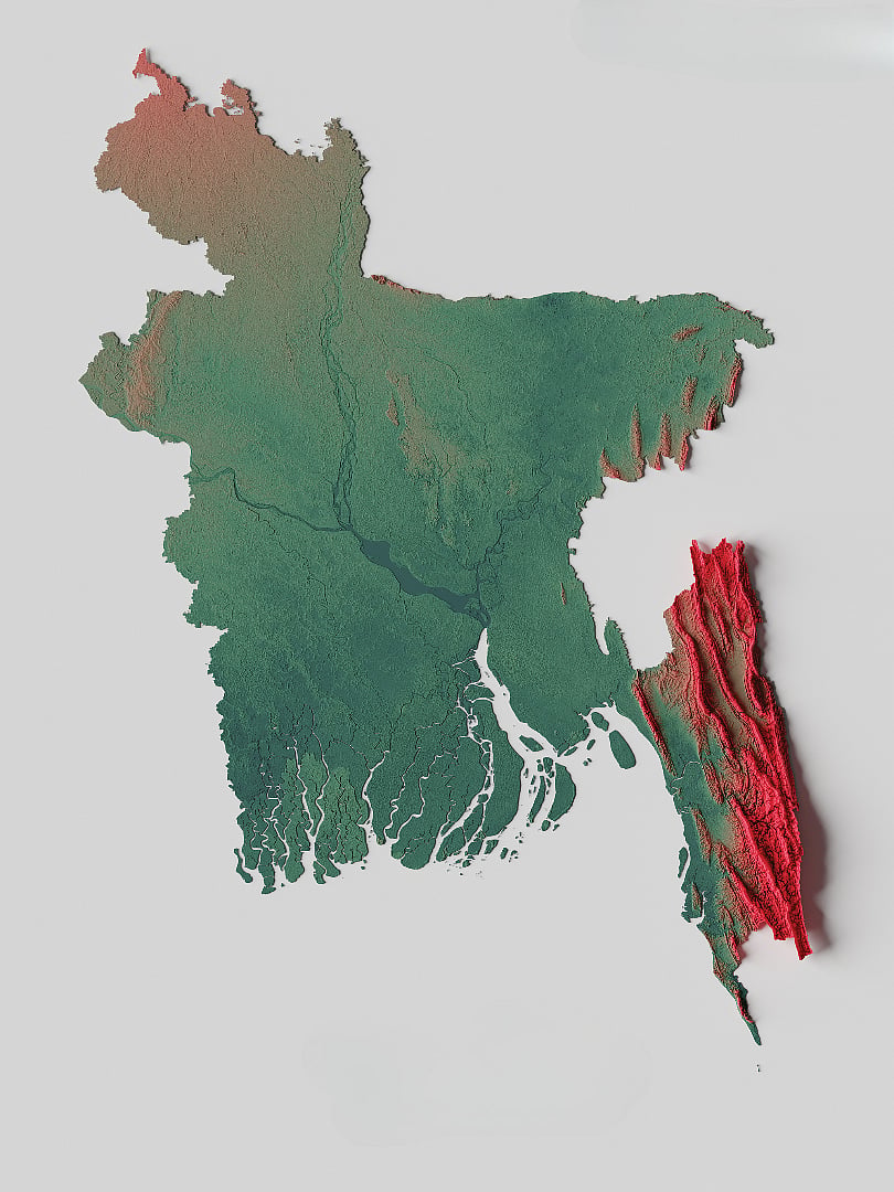 বাংলাদেশের আয়তন কেন ১,৪৭,৫৭০ বর্গকিলোমিটার বলি, ঘন কিলোমিটার নয়