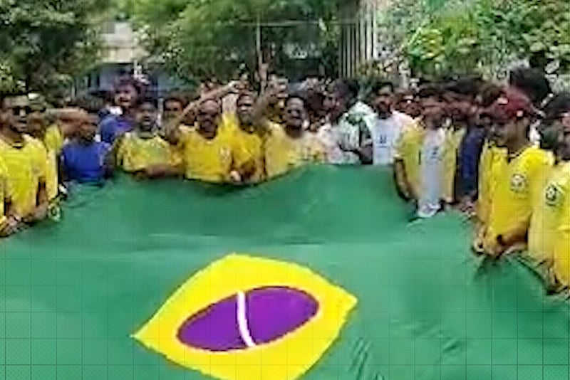 ব্রাজিল-ভক্তদের উল্লাস, শহরজুড়ে আনন্দ র‍্যালি