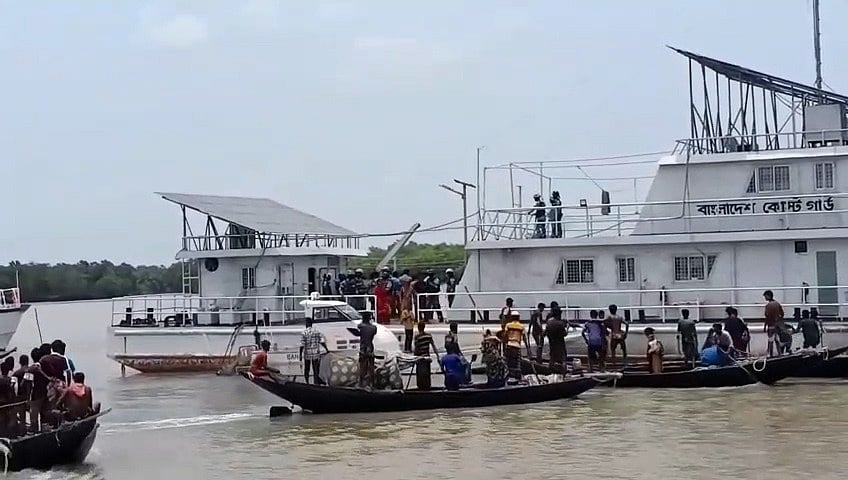 জেলে নিখোঁজের ঘটনাকে কেন্দ্র করে কোস্টগার্ডের সঙ্গে স্থানীয় বাসিন্দাদের সংঘর্ষ। আজ বৃহস্পতিবার সকালে বাগেরহাটের মোংলায়