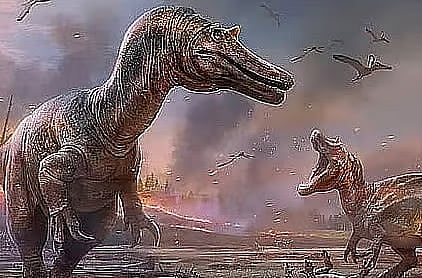শিল্পীর কল্পনায় ডাইনোসর