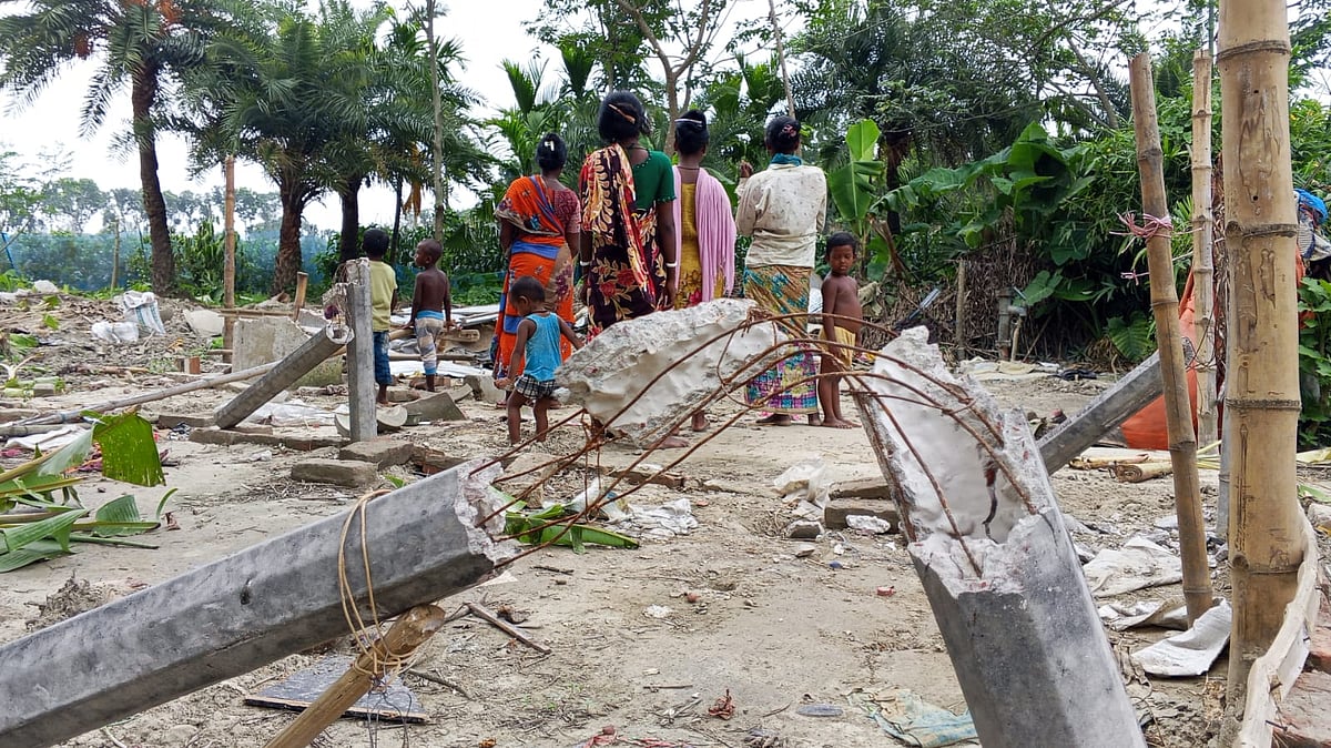 পুঠিয়ায় ক্ষুদ্র জাতিগোষ্ঠীর বাড়িঘর ভাঙচুর-লুটপাট, ৬ দিন পর মামলা নিল পুলিশ