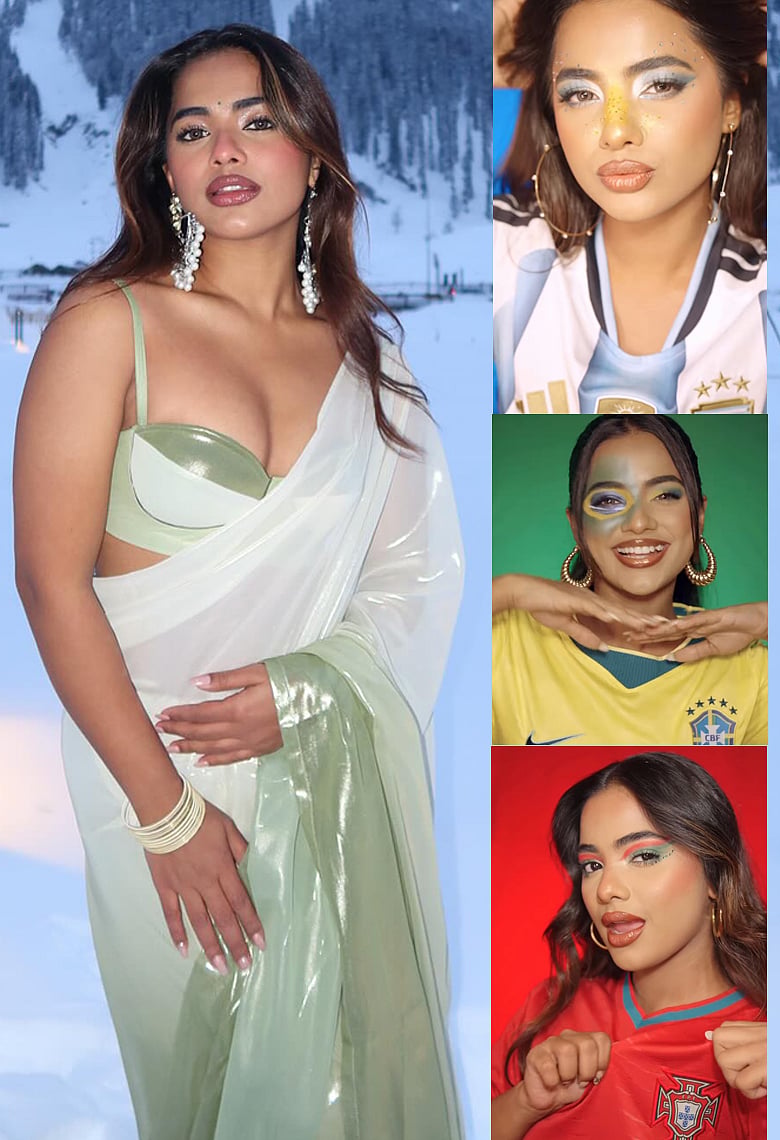 লিশা পাতিদারের ফিফা মেকআপ লুক এখন ইন্টারনেটের নতুন ভাইরাল ট্রেন্ড
