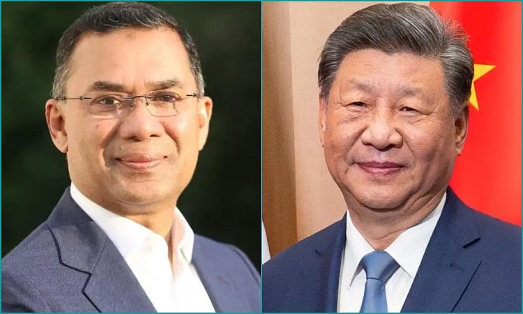 বাংলাদেশের প্রধানমন্ত্রী তারেক রহমান ও চীনের প্রেসিডেন্ট শি চিন পিং
