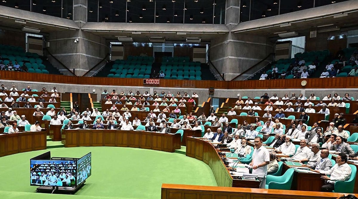 প্রধানমন্ত্রী ও সংসদ নেতা তারেক রহমান। আজ মঙ্গলবার সংসদ অধিবেশনে