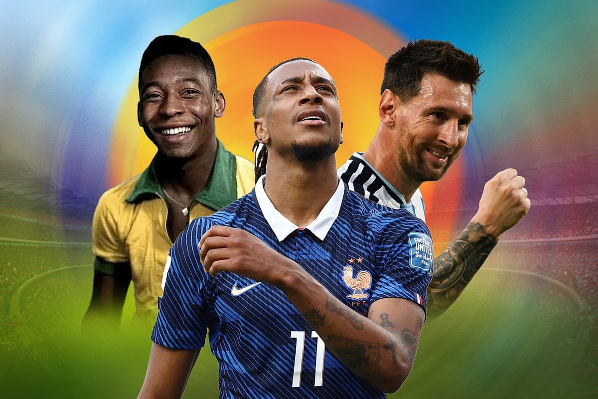 মাইকেল ওলিসে, পেলে ও লিওনেল মেসি