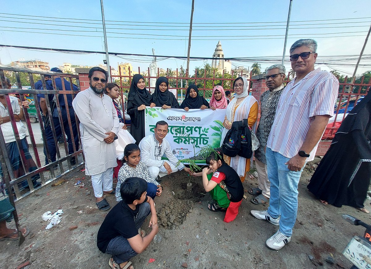 চাঁদপুর বন্ধুসভার সবুজায়ন কর্মসূচি