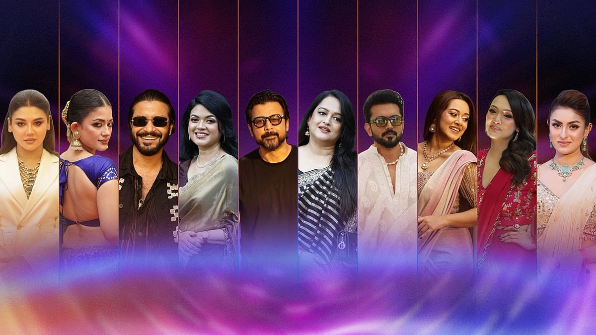সন্ধ্যা ছয়টা বাজতেই ইন্টারকন্টিনেন্টালের লালগালিচায় একে একে হাজির হতে থাকেন তারকারা
