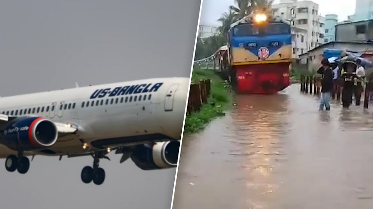 রেকর্ড বৃষ্টিতে তলিয়ে গেছে চট্টগ্রাম, নামতে পারেনি ফ্লাইট, আটকে গেছে ট্রেন