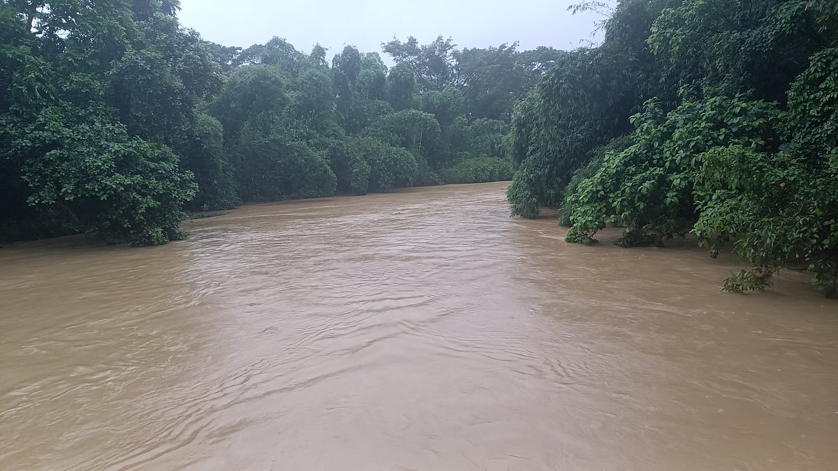 ডলু নদের পানি বিপৎসীমার ওপর দিয়ে প্রবাহিত হচ্ছে। গতকাল মঙ্গলবার বিকেলে চট্টগ্রামের লোহাগাড়ার উত্তর-পশ্চিম আমিরাবাদ ডলুখুল এলাকায়