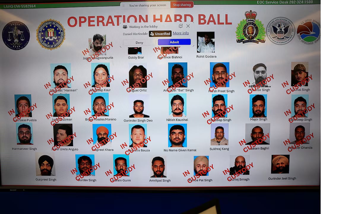 ভারতভিত্তিক অপরাধ চক্রের বিরুদ্ধে যুক্তরাষ্ট্র–কানাডায় অভিযান চালিয়ে গ্রেপ্তার ২৪