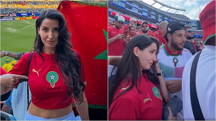 এবারের ফিফা বিশ্বকাপের কোয়ার্টার ফাইনাল থেকে মরক্কো বিদায় নেওয়ার পর আবেগ ধরে রাখতে পারলেন না অভিনেত্রী ও নৃত্যশিল্পী নোরা ফাতেহি। কোলাজ